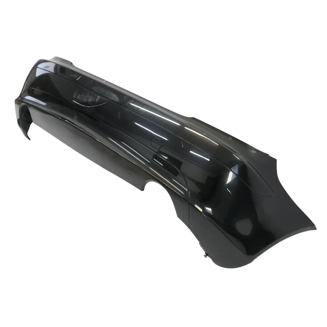 Bumper Trim Panel Covering Obsidian Black - 197 to Mercedes SLK R171 Rear with Part number A1718850125 Mercedes SLK R171 Rear Bumper Trim Panel Covering Obsidian Black - 197 - SKU A1718850125-OB - Part number A1718850125