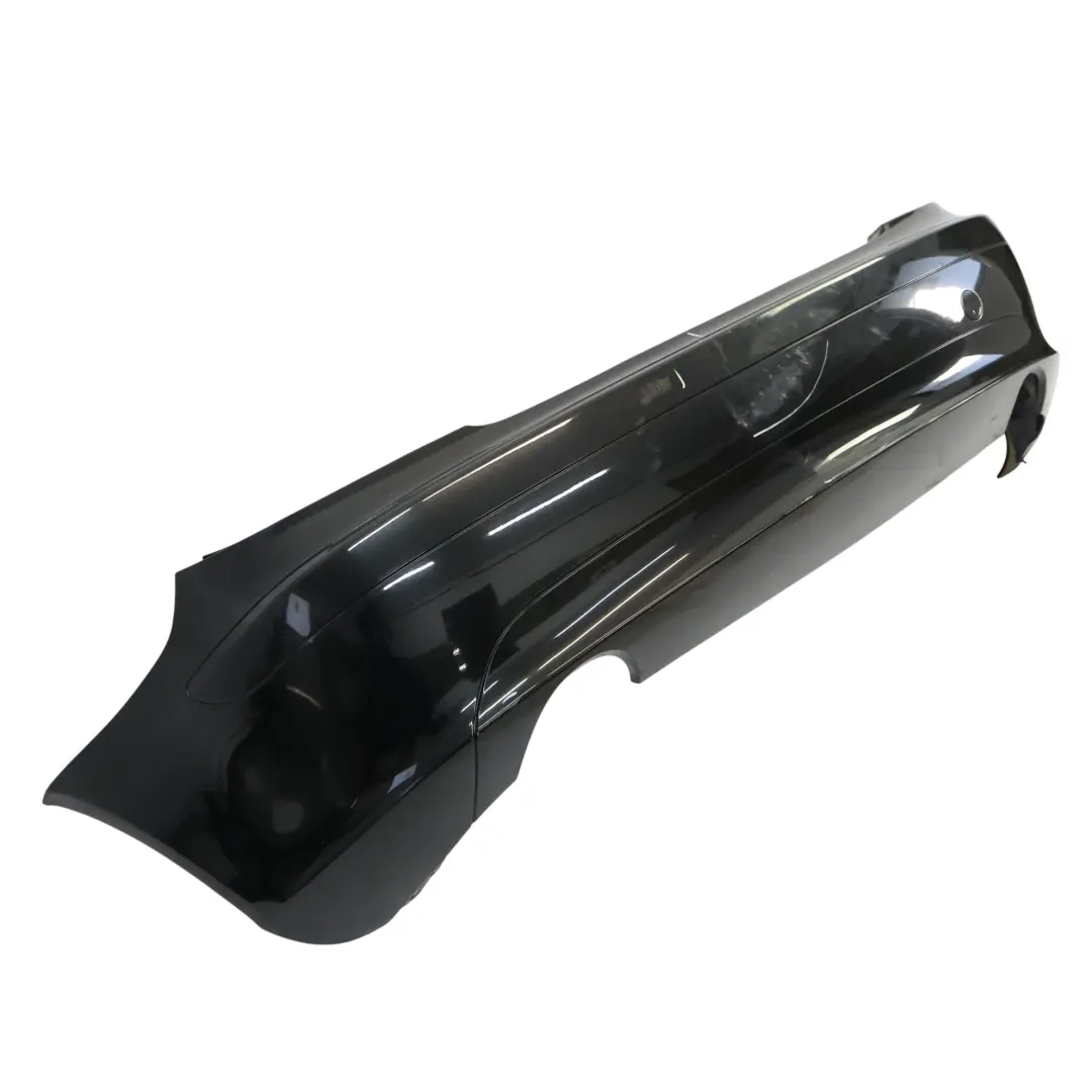 Bumper Trim Panel Covering Obsidian Black - 197 to Mercedes SLK R171 Rear with Part number A1718850125 Mercedes SLK R171 Rear Bumper Trim Panel Covering Obsidian Black - 197 - SKU A1718850125-OB - Part number A1718850125