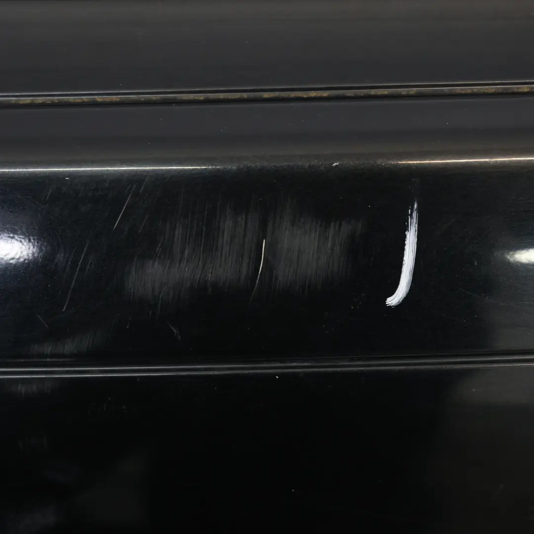 Bumper Trim Panel Covering Obsidian Black - 197 to Mercedes SLK R171 Rear with Part number A1718850125 Mercedes SLK R171 Rear Bumper Trim Panel Covering Obsidian Black - 197 - SKU A1718850125-OB - Part number A1718850125