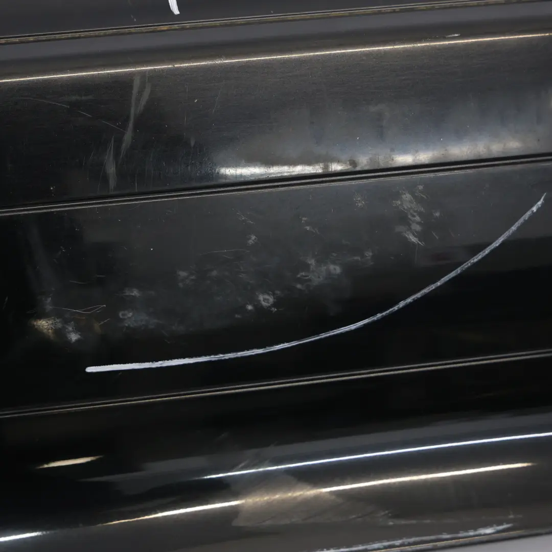 Bumper Trim Panel Covering Obsidian Black - 197 to Mercedes SLK R171 Rear with Part number A1718850125 Mercedes SLK R171 Rear Bumper Trim Panel Covering Obsidian Black - 197 - SKU A1718850125-OB - Part number A1718850125