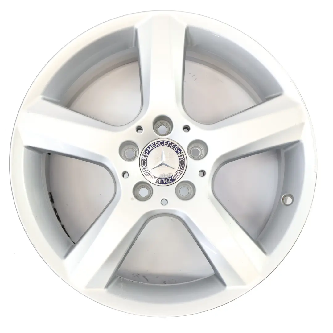 Jante en alliage argenté 17" 7,5J ET:42 5 Spoke pour Mercedes R172 à propos du numéro de pièce A1724013602 Mercedes R172 Jante en alliage argenté 17" 7,5J ET:42 5 Spoke - SKU A1724013602-1 - Numéro de pièce A1724013602