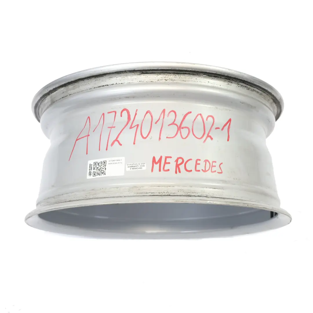 Alloy Wheel Rim 17" 7,5J ET:42 5 Spoke to Mercedes R172 Silver with Part number A1724013602 Mercedes R172 Silver Alloy Wheel Rim 17" 7,5J ET:42 5 Spoke - SKU A1724013602-1 - Part number A1724013602