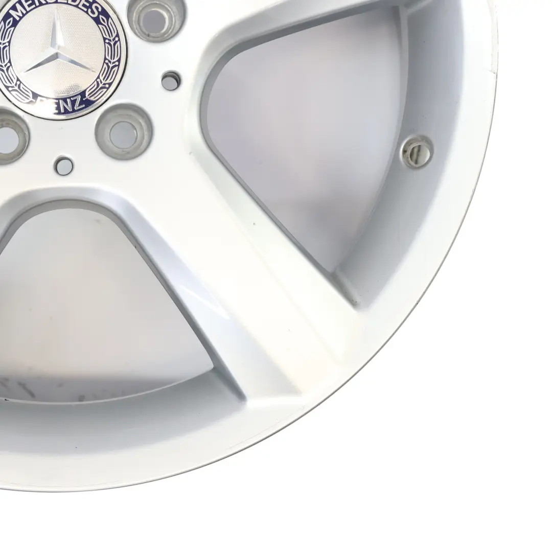 Mercedes R172 Jante en alliage argenté 17" 7,5J ET:42 5 Spoke - SKU A1724013602-1 - Numéro de pièce A1724013602