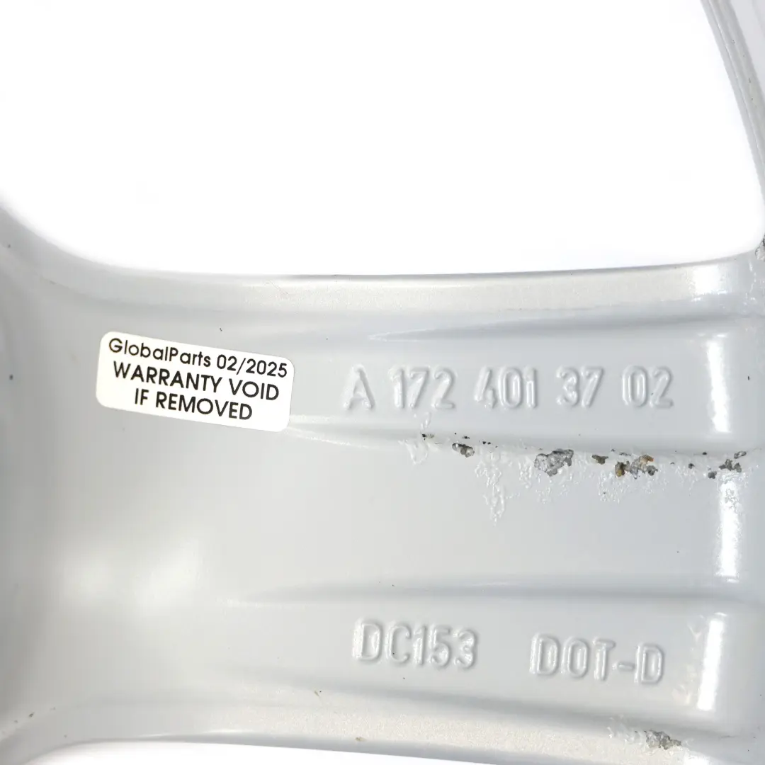 Srebrna Felga Aluminiowa 17" 8,5J ET:36 do Mercedes R172 o numerze A1724013702 Mercedes R172 Srebrna Felga Aluminiowa 17" 8,5J ET:36 - SKU A1724013702-1 - Numer Części A1724013702