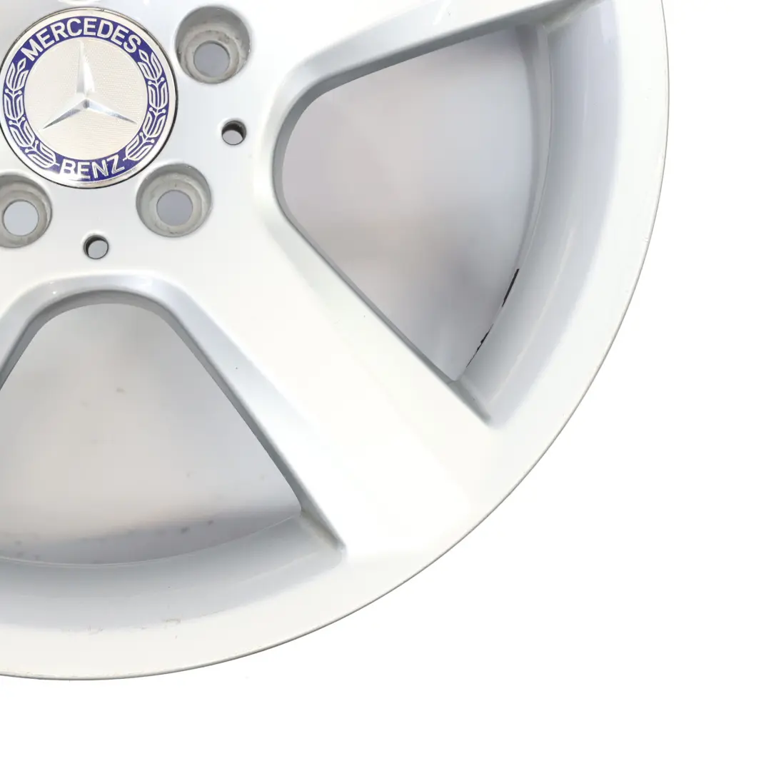 Alloy Wheel Rim 17" 8,5J ET:36 5 Spoke to Mercedes R172 Silver with Part number A1724013702 Mercedes R172 Silver Alloy Wheel Rim 17" 8,5J ET:36 5 Spoke - SKU A1724013702-1 - Part number A1724013702