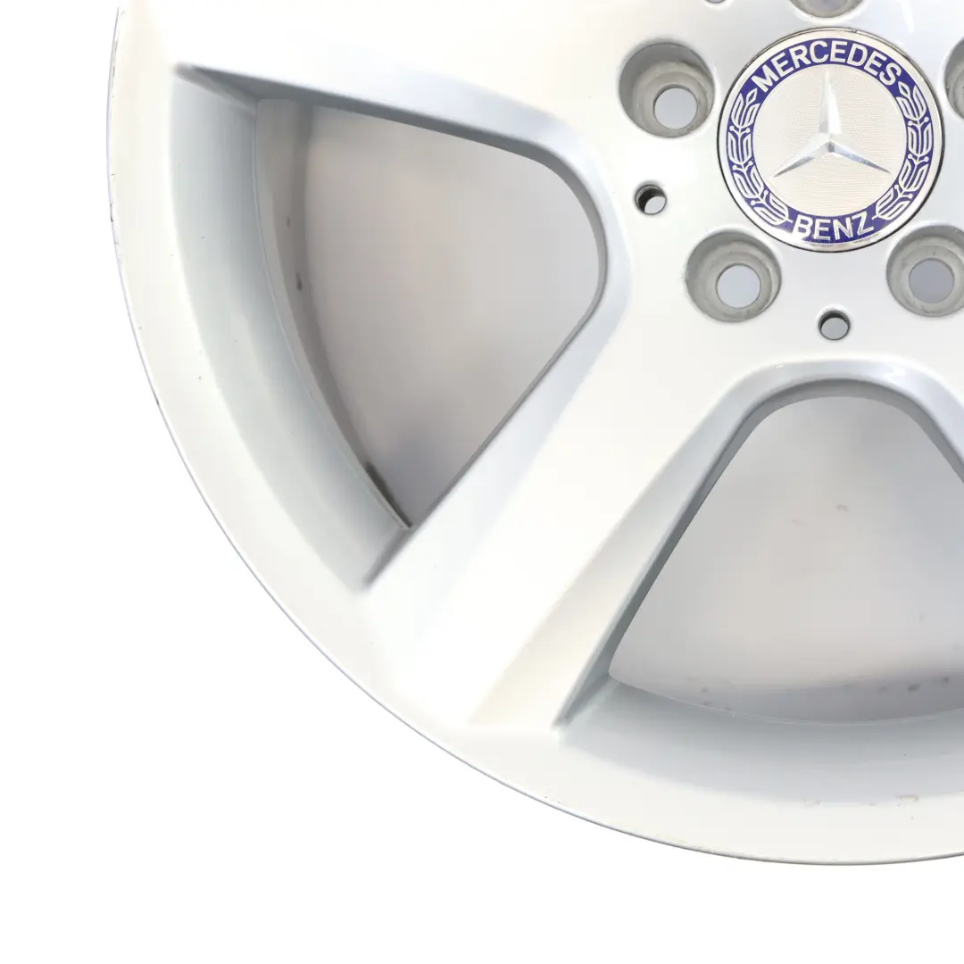 Silberne Leichtmetallfelge 17" 7,5J ET:42 5 Speichen A1724013602 für Mercedes R172 mit Teilenummer A1724013702 Mercedes R172 Silberne Leichtmetallfelge 17" 7,5J ET:42 5 Speichen A1724013602 - SKU A1724013702-1 - Teilenummer A1724013702