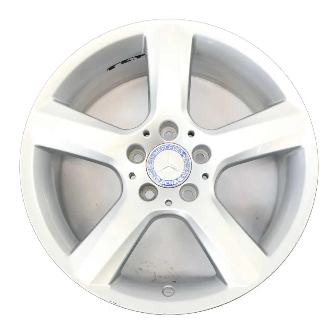 Silberne Leichtmetallfelge 17" 8,5J ET:36 5 Speichen für Mercedes R172 mit Teilenummer A1724013702 Mercedes R172 Silberne Leichtmetallfelge 17" 8,5J ET:36 5 Speichen - SKU A1724013702-2 - Teilenummer A1724013702
