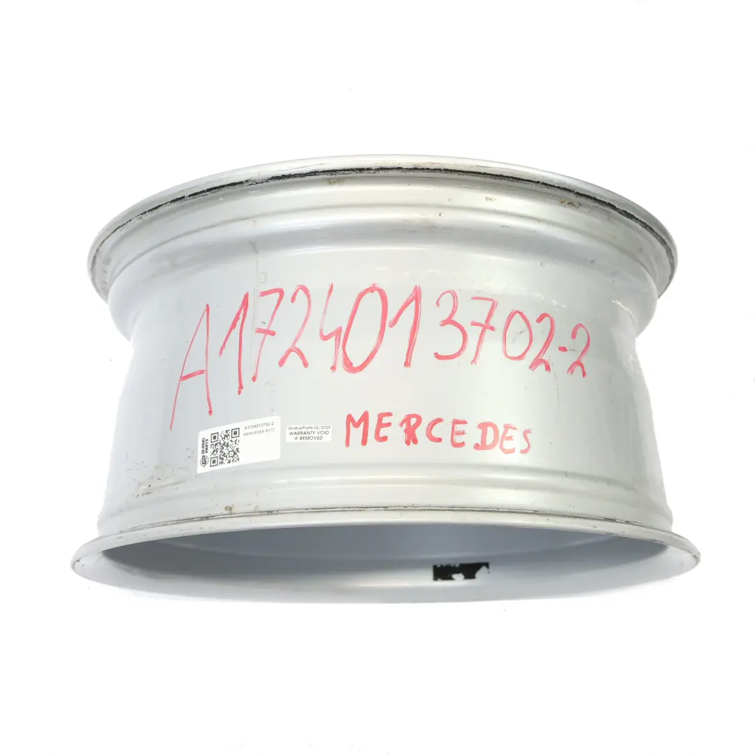 Silberne Leichtmetallfelge 17" 8,5J ET:36 5 Speichen für Mercedes R172 mit Teilenummer A1724013702 Mercedes R172 Silberne Leichtmetallfelge 17" 8,5J ET:36 5 Speichen - SKU A1724013702-2 - Teilenummer A1724013702