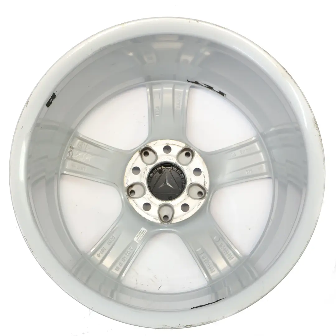 Silberne Leichtmetallfelge 17" 8,5J ET:36 5 Speichen für Mercedes R172 mit Teilenummer A1724013702 Mercedes R172 Silberne Leichtmetallfelge 17" 8,5J ET:36 5 Speichen - SKU A1724013702-2 - Teilenummer A1724013702