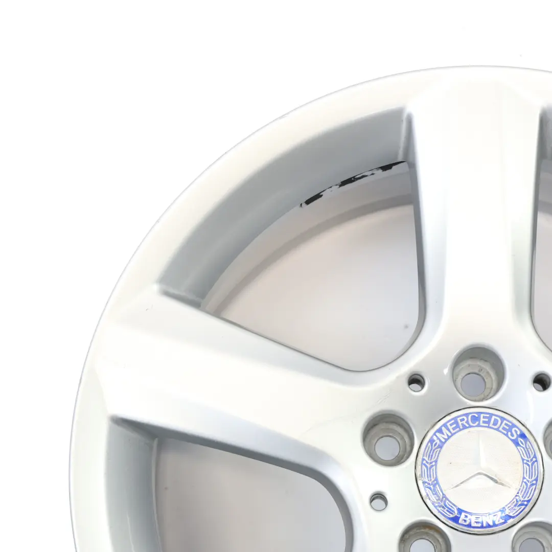 Mercedes R172 Silver Alloy Wheel Rim 17" 8,5J ET:36 5 Spoke - SKU A1724013702-2 - Numéro de pièce A1724013702