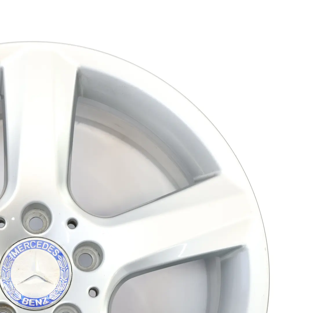 Mercedes R172 Silberne Leichtmetallfelge 17" 8,5J ET:36 5 Speichen - SKU A1724013702-2 - Teilenummer A1724013702