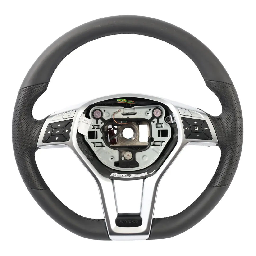 NUOVO in pelle nera Sport per Volante Mercedes W176 W204 C207 W212 con numero di parte A1724602903 Volante Mercedes W176 W204 C207 W212 NUOVO in pelle nera Sport - SKU A1724602903-1 - Numero di parte A1724602903