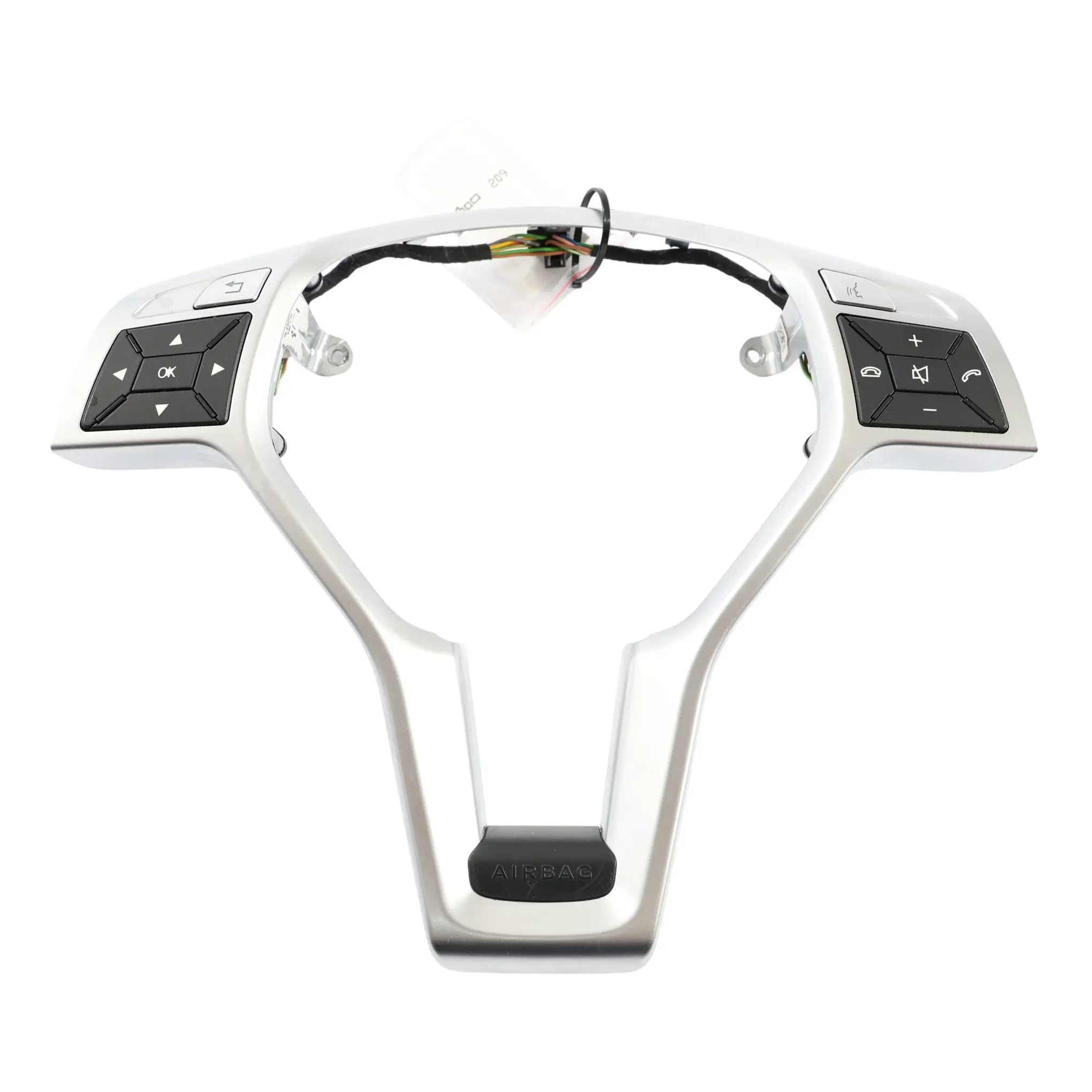 Mercedes R172 Volant Bouton Multifonction Garniture Argent A1725400362