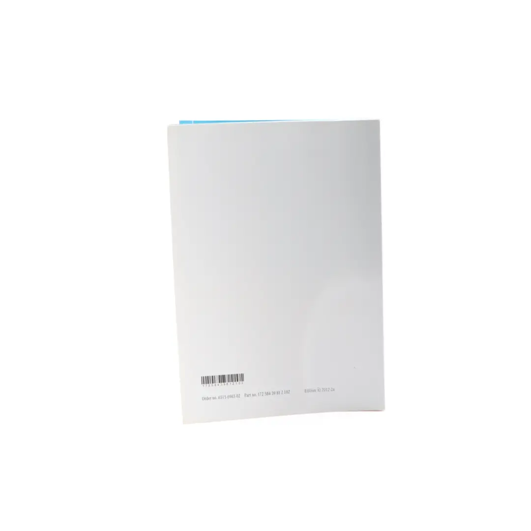 Mercedes C204 Owner's Handbook Instructions Book Booklet - SKU A1725843981 - Part number A1725843981