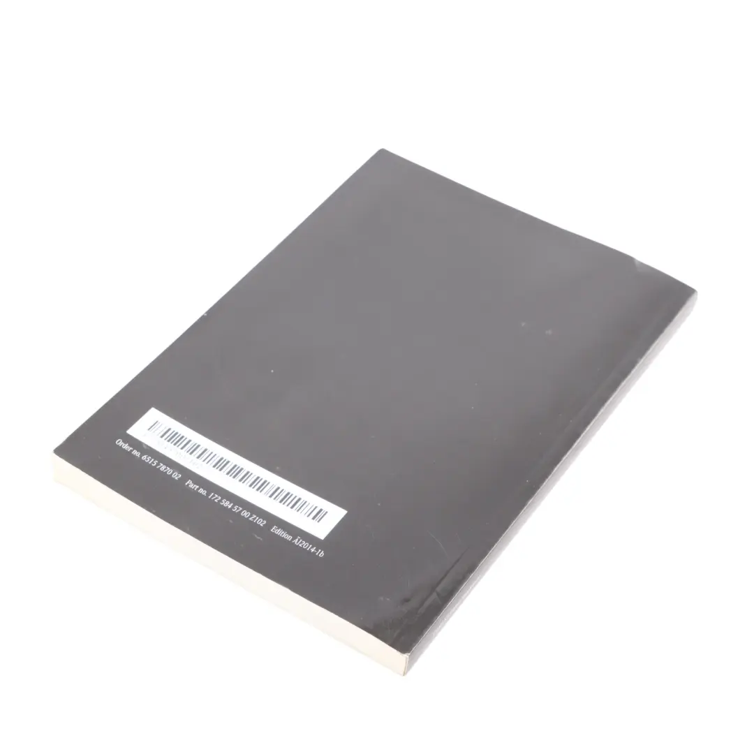 Owner's Handbook Command Online to Mercedes W204 with Part number A1725845700 Mercedes W204 Owner's Handbook Command Online - SKU A1725845700 - Part number A1725845700
