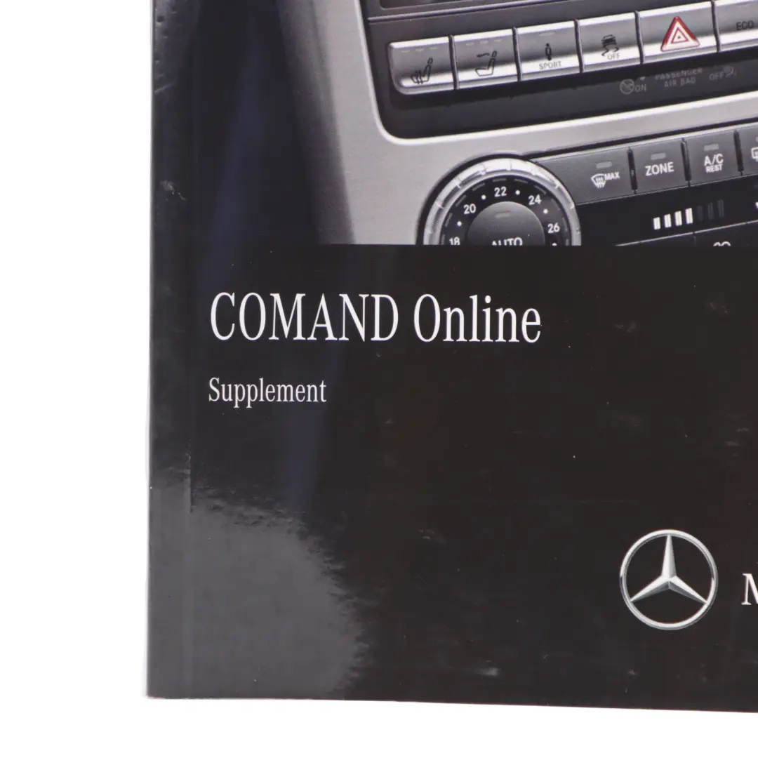 Owner's Handbook Command Online to Mercedes W204 with Part number A1725845700 Mercedes W204 Owner's Handbook Command Online - SKU A1725845700 - Part number A1725845700