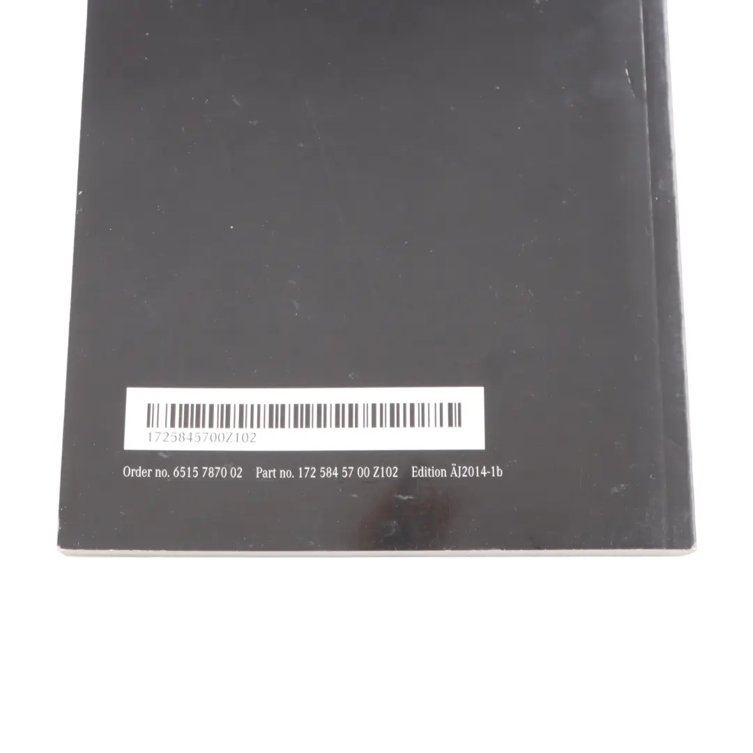 Owner's Handbook Command Online to Mercedes W204 with Part number A1725845700 Mercedes W204 Owner's Handbook Command Online - SKU A1725845700 - Part number A1725845700