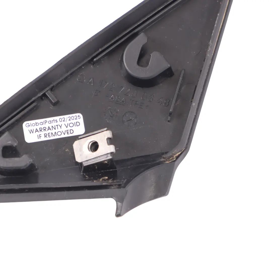 Puerta Triángulo Tapa Panel Izquierdo para Mercedes R172 con número de pieza A1727200348 Mercedes R172 Puerta Triángulo Tapa Panel Izquierdo - SKU A1727200348 - Número de pieza A1727200348