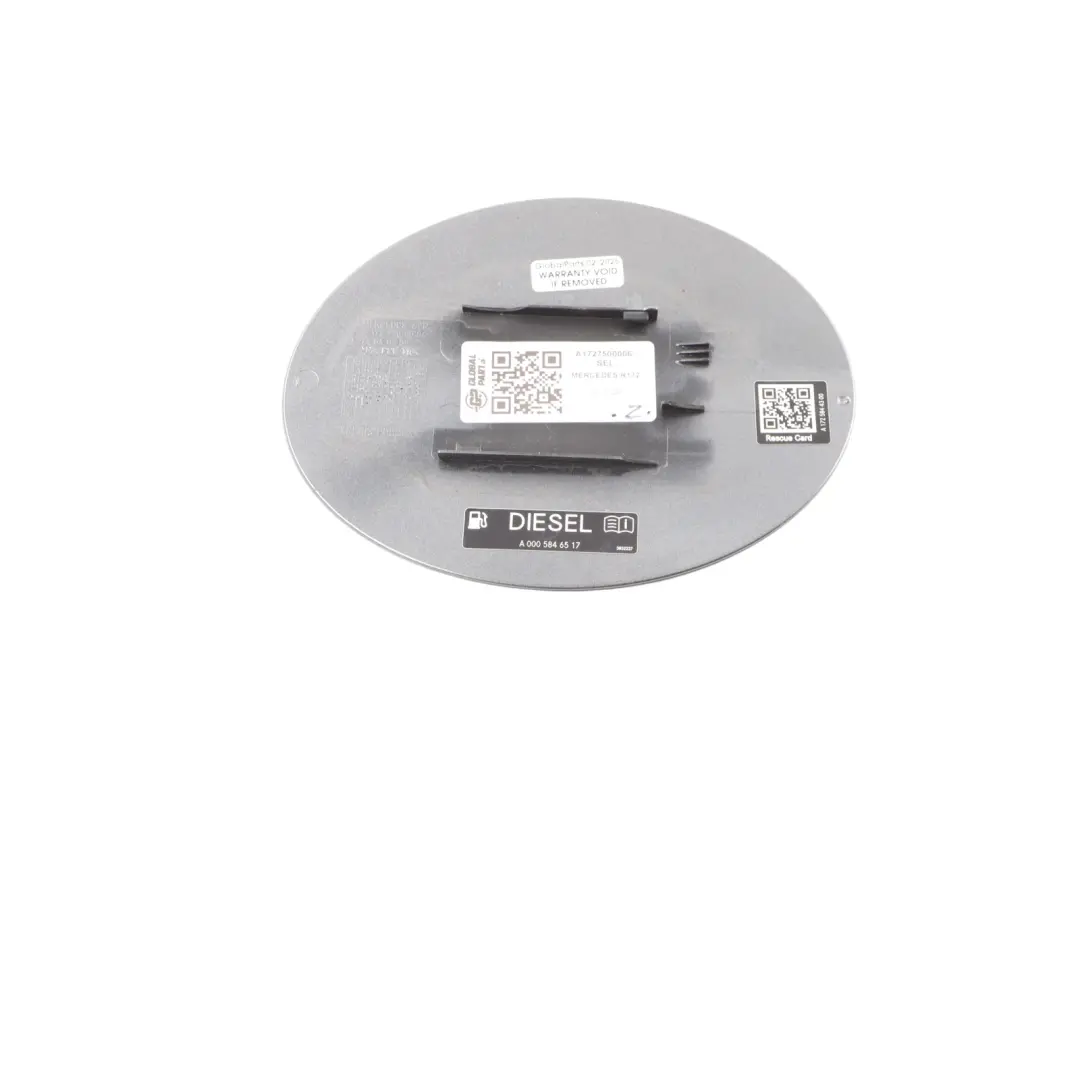 Flap Mercedes SLK R172 Fuel Filler Cap Selenite Grey - 992 to Fuel with Part number A1727500006 Fuel Flap Mercedes SLK R172 Fuel Filler Cap Selenite Grey - 992 - SKU A1727500006-SEL - Part number A1727500006