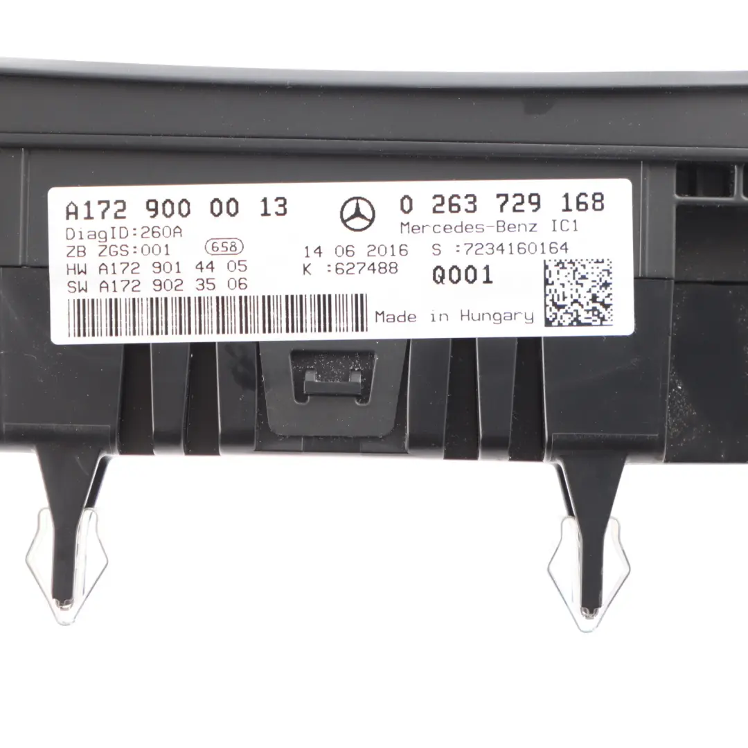 Instrument Cluster Speedo Clocks MPH Automatic to Mercedes R172 Diesel with Part number A1729000013 Mercedes R172 Diesel Instrument Cluster Speedo Clocks MPH Automatic - SKU A1729000013 - Part number A1729000013