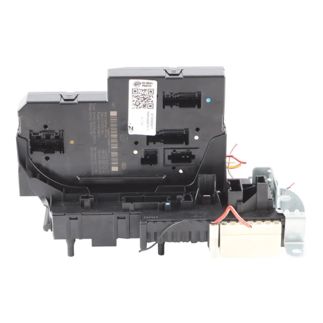 Fuse Box Relay Control Unit SAM Body Module to Mercedes SLK R172 Rear with Part number A1729002611 Mercedes SLK R172 Rear Fuse Box Relay Control Unit SAM Body Module - SKU A1729002611 - Part number A1729002611