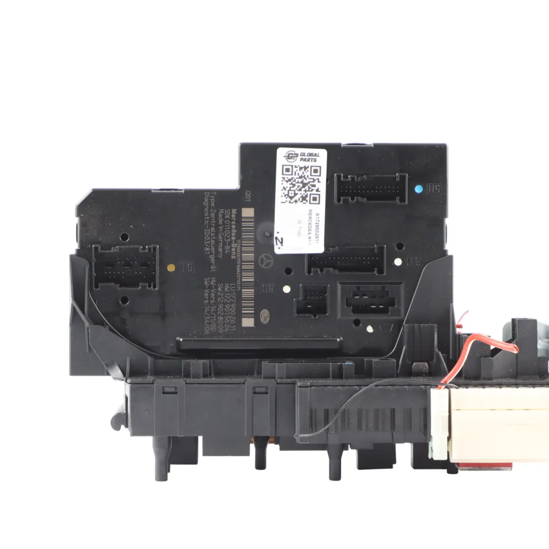 Fuse Box Relay Control Unit SAM Body Module to Mercedes SLK R172 Rear with Part number A1729002611 Mercedes SLK R172 Rear Fuse Box Relay Control Unit SAM Body Module - SKU A1729002611 - Part number A1729002611