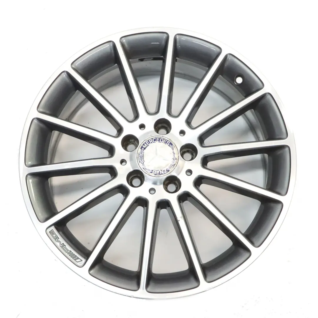 Alloy Rim 18" 14 Spoke ET:52 7.5J to Mercedes W176 AMG Wheel with Part number A1764010200 Mercedes W176 AMG Wheel Alloy Rim 18" 14 Spoke ET:52 7.5J - SKU A1764010200-3 - Part number A1764010200