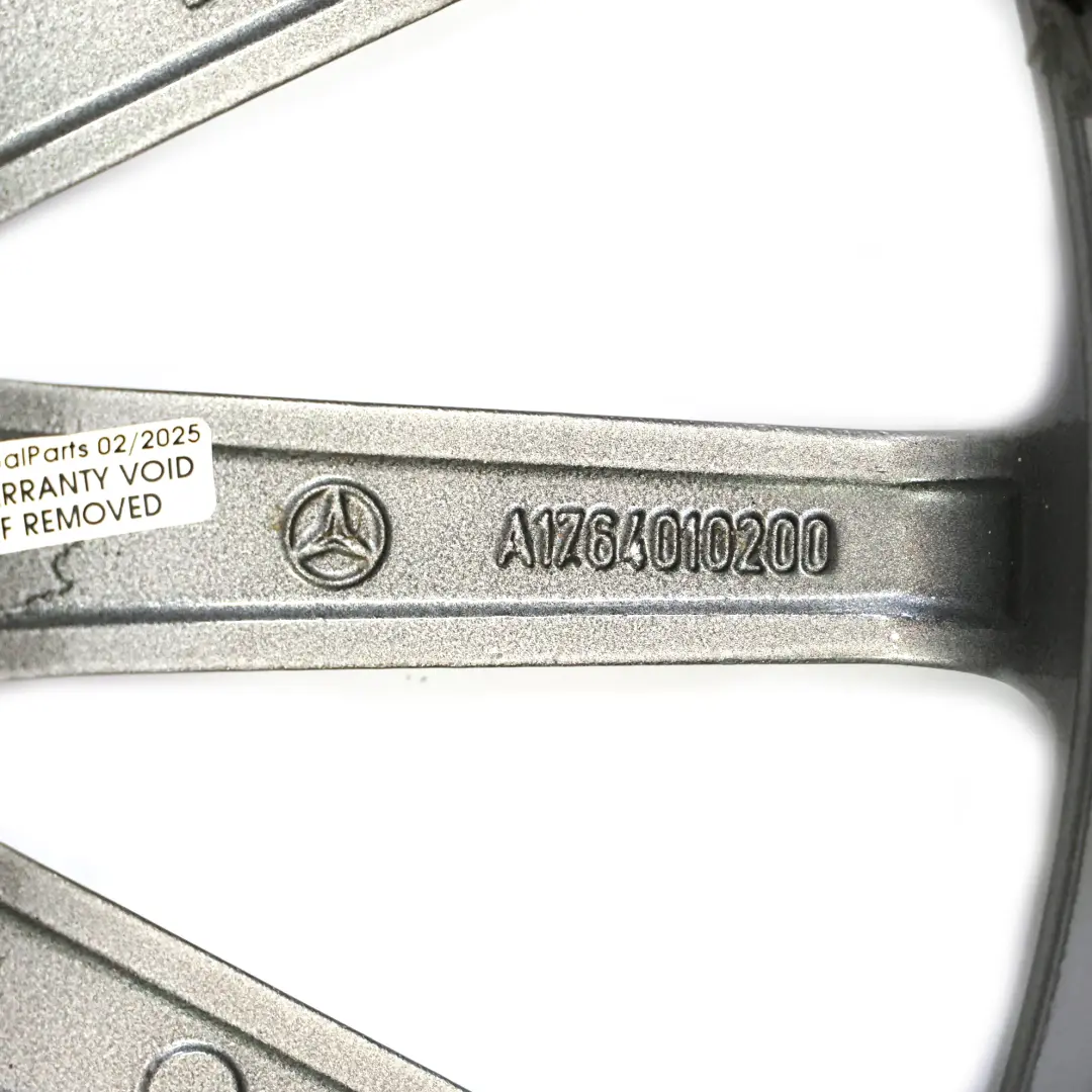 Mercedes W176 AMG Wheel Alloy Rim 18" 14 Spoke ET:52 7.5J - SKU A1764010200-4 - Part number A1764010200