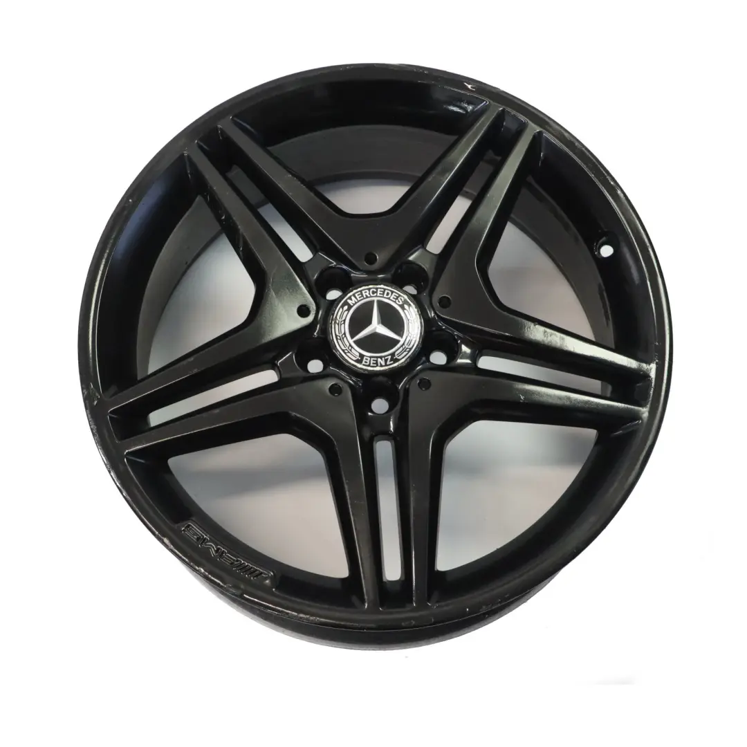Alloy Rim 18" 5 Double Spoke ET:52 7.5J to Mercedes W176 W246 AMG Wheel with Part number A1764010302 Mercedes W176 W246 AMG Wheel Alloy Rim 18" 5 Double Spoke ET:52 7.5J - SKU A1764010302-9 - Part number A1764010302