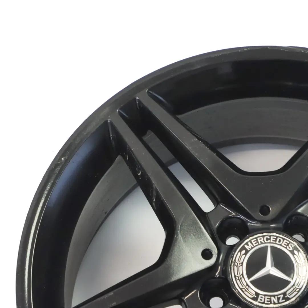 Alloy Rim 18" 5 Double Spoke ET:52 7.5J to Mercedes W176 W246 AMG Wheel with Part number A1764010302 Mercedes W176 W246 AMG Wheel Alloy Rim 18" 5 Double Spoke ET:52 7.5J - SKU A1764010302-9 - Part number A1764010302