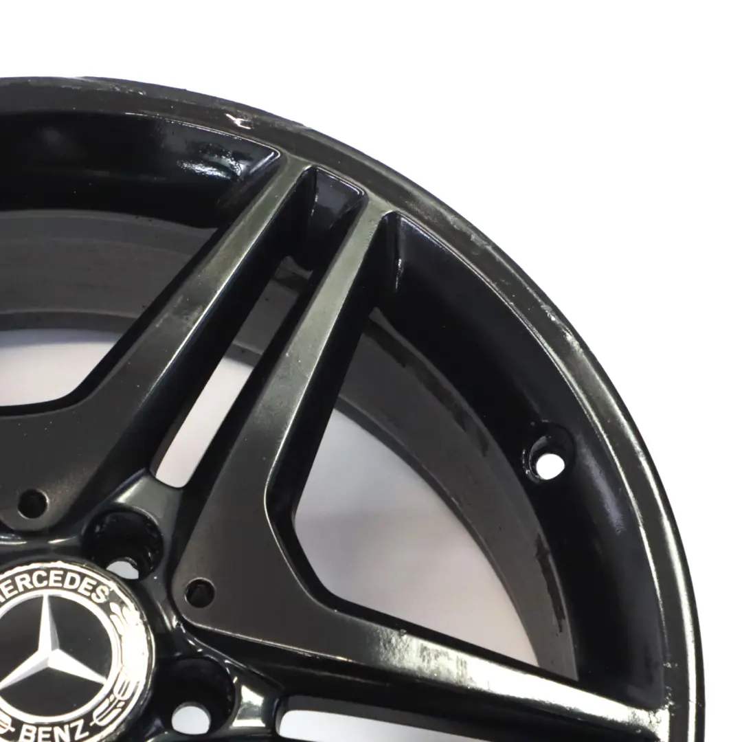 Mercedes W176 W246 AMG Wheel Alloy Rim 18" 5 Double Spoke ET:52 7.5J - SKU A1764010302-9 - Part number A1764010302