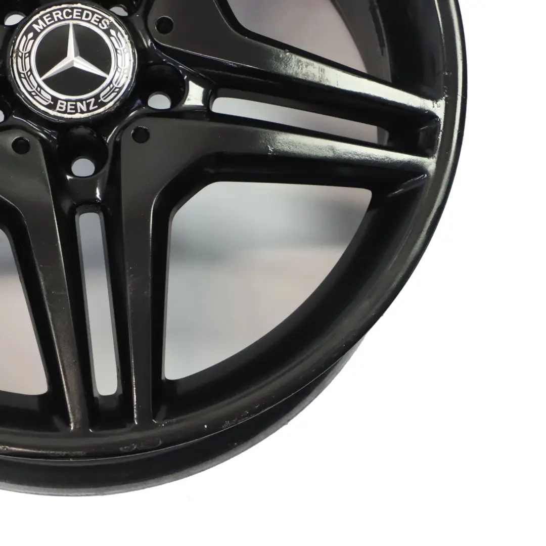 Alloy Rim 18" 5 Double Spoke ET:52 7.5J to Mercedes W176 W246 AMG Wheel with Part number A1764010302 Mercedes W176 W246 AMG Wheel Alloy Rim 18" 5 Double Spoke ET:52 7.5J - SKU A1764010302-9 - Part number A1764010302