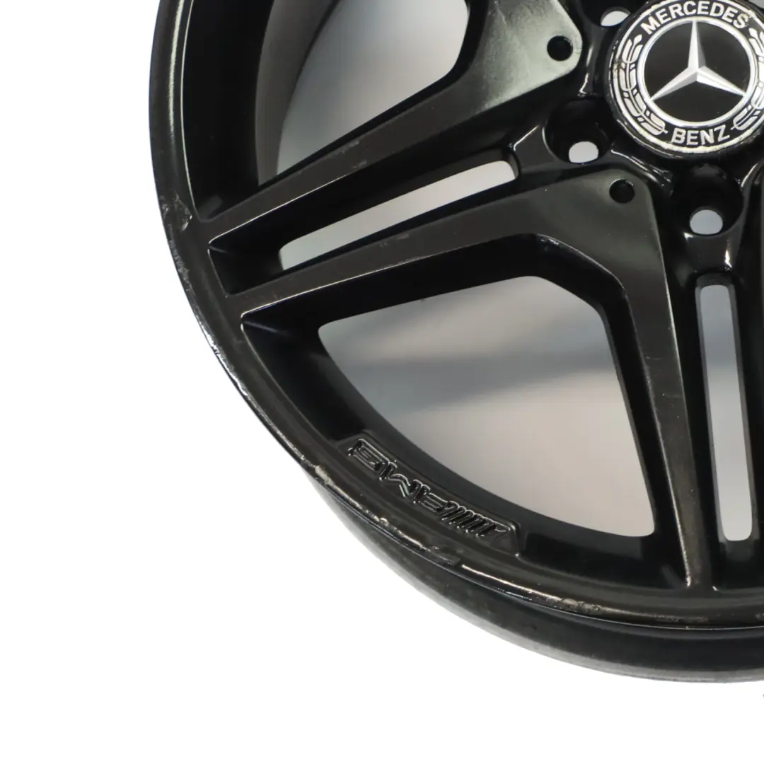 Alloy Rim 18" 5 Double Spoke ET:52 7.5J to Mercedes W176 W246 AMG Wheel with Part number A1764010302 Mercedes W176 W246 AMG Wheel Alloy Rim 18" 5 Double Spoke ET:52 7.5J - SKU A1764010302-9 - Part number A1764010302