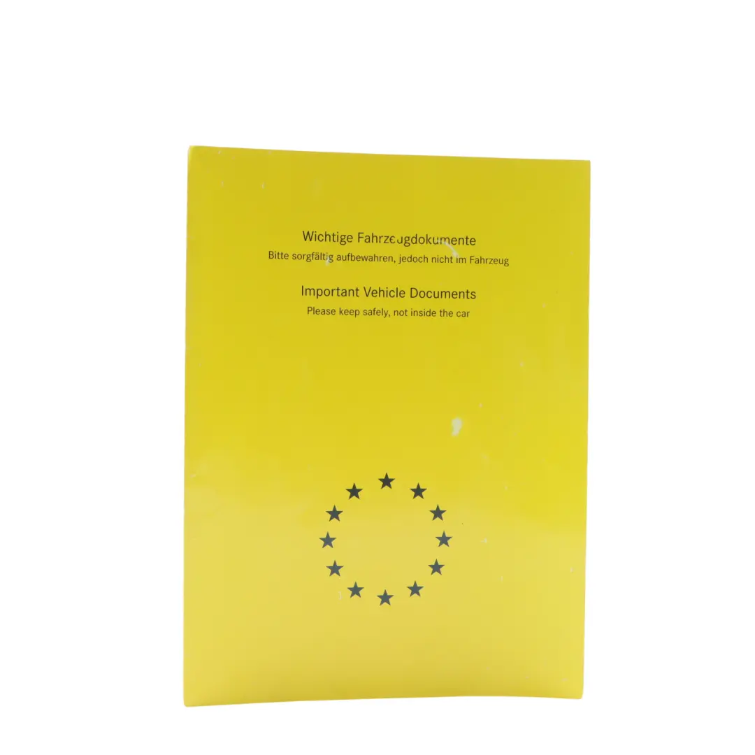 Mercedes W176 Owner's Handbook Service Booklet Slipcase Pouch Case Wallet - SKU A1765840681 - Part number A1765840681