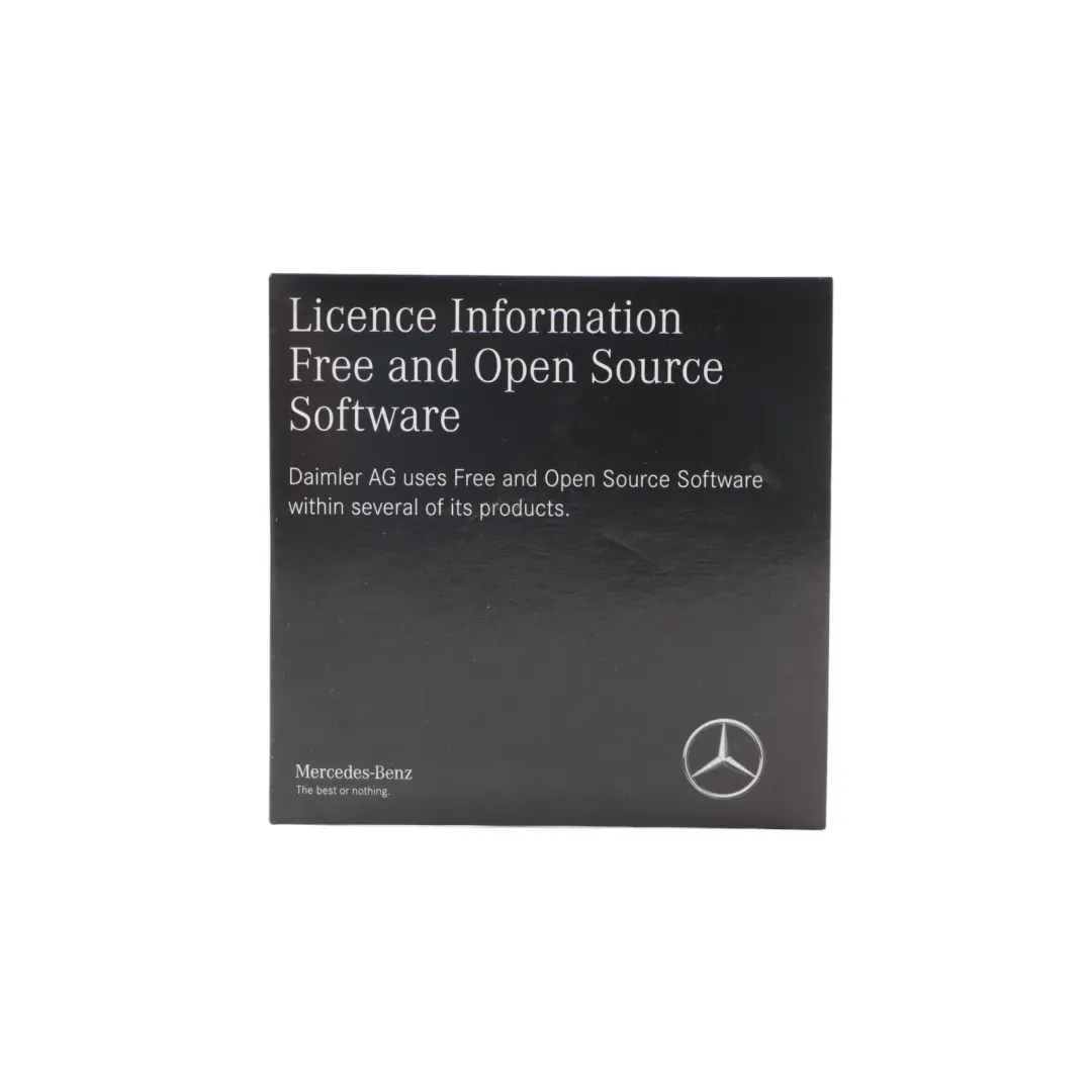 Mercedes W176 Owner's Handbook Service Booklet Slipcase Pouch Case Wallet - SKU A1765840681 - Part number A1765840681