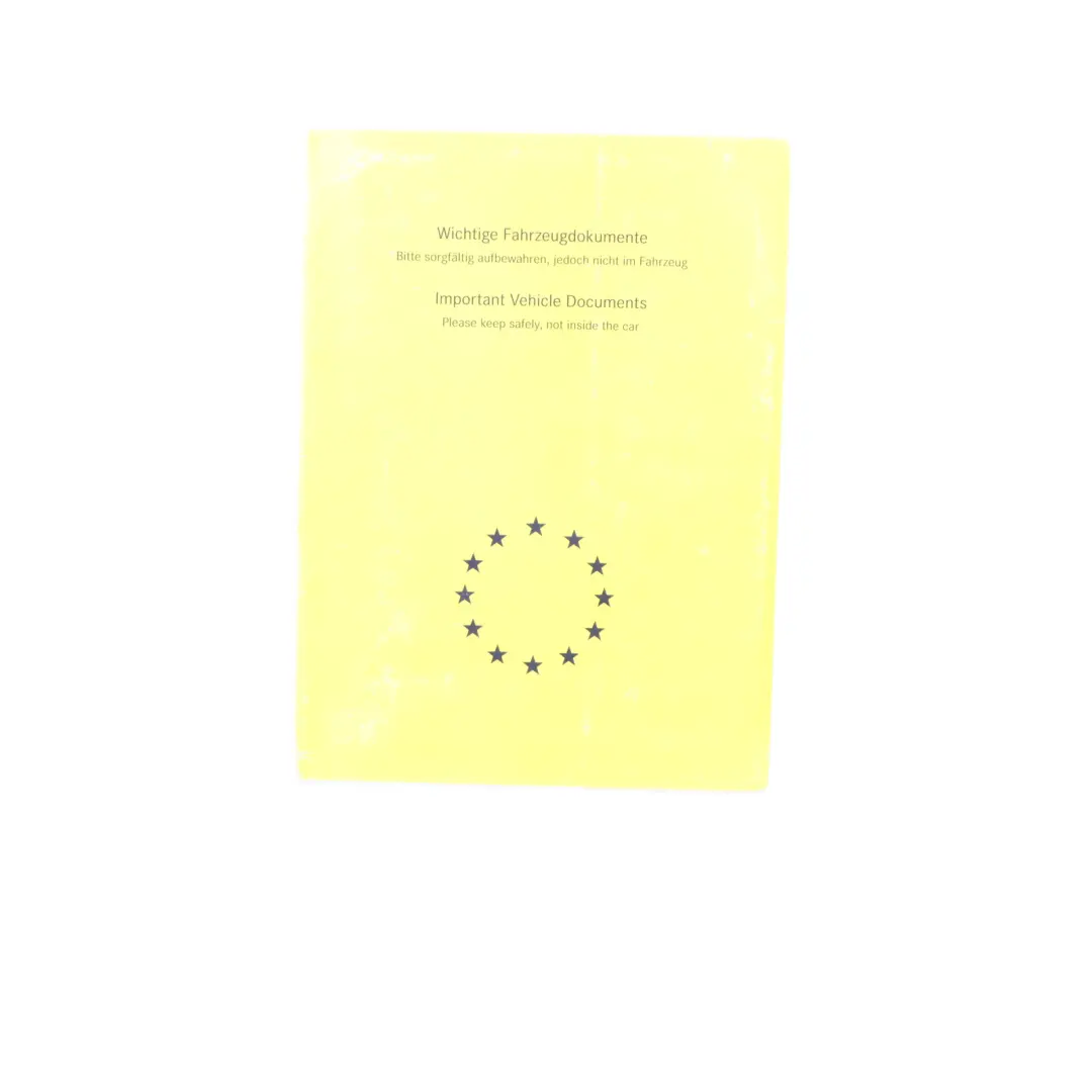 Owner's Handbook Service Booklet Slipcase Pouch Case Wallet to Mercedes W176 with Part number A1765843401 Mercedes W176 Owner's Handbook Service Booklet Slipcase Pouch Case Wallet - SKU A1765843401 - Part number A1765843401