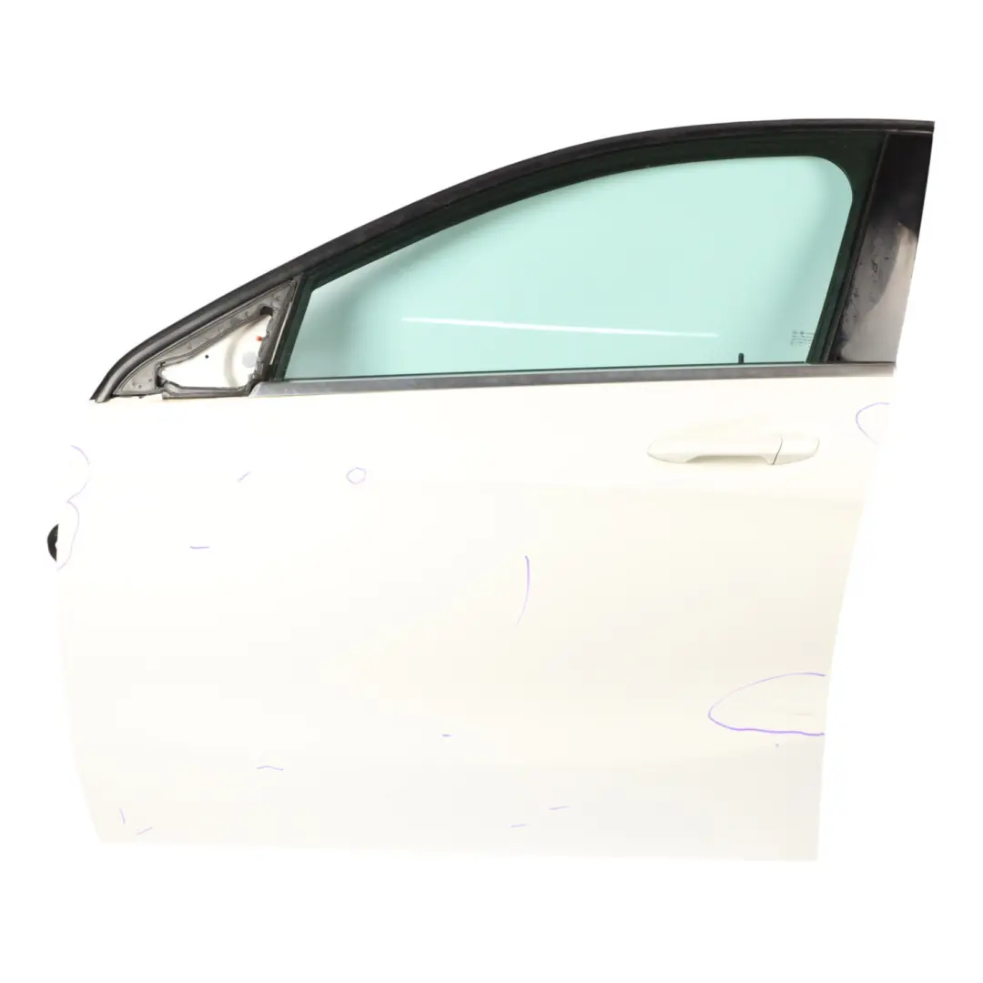 Mercedes W176 Drzwi Przednie Lewe Calcite White Biały - 650 - SKU A1767200105-CW - Numer Części A1767200105