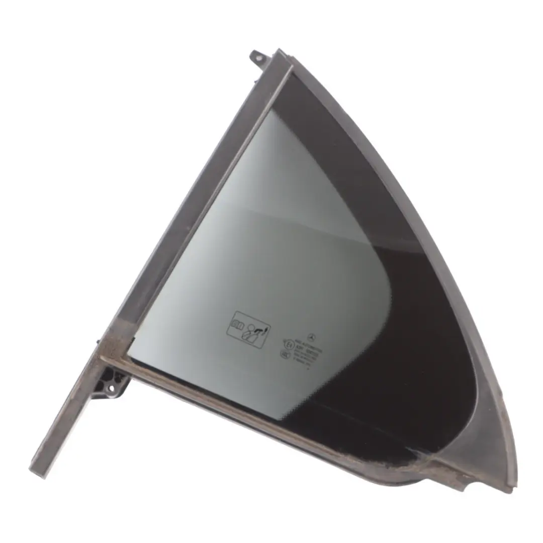 Window Glass Rear Left Door N/S Quarter Side Black AS3 to Mercedes W176 with Part number A1767300300 Mercedes W176 Window Glass Rear Left Door N/S Quarter Side Black AS3 - SKU A1767300300-1 - Part number A1767300300