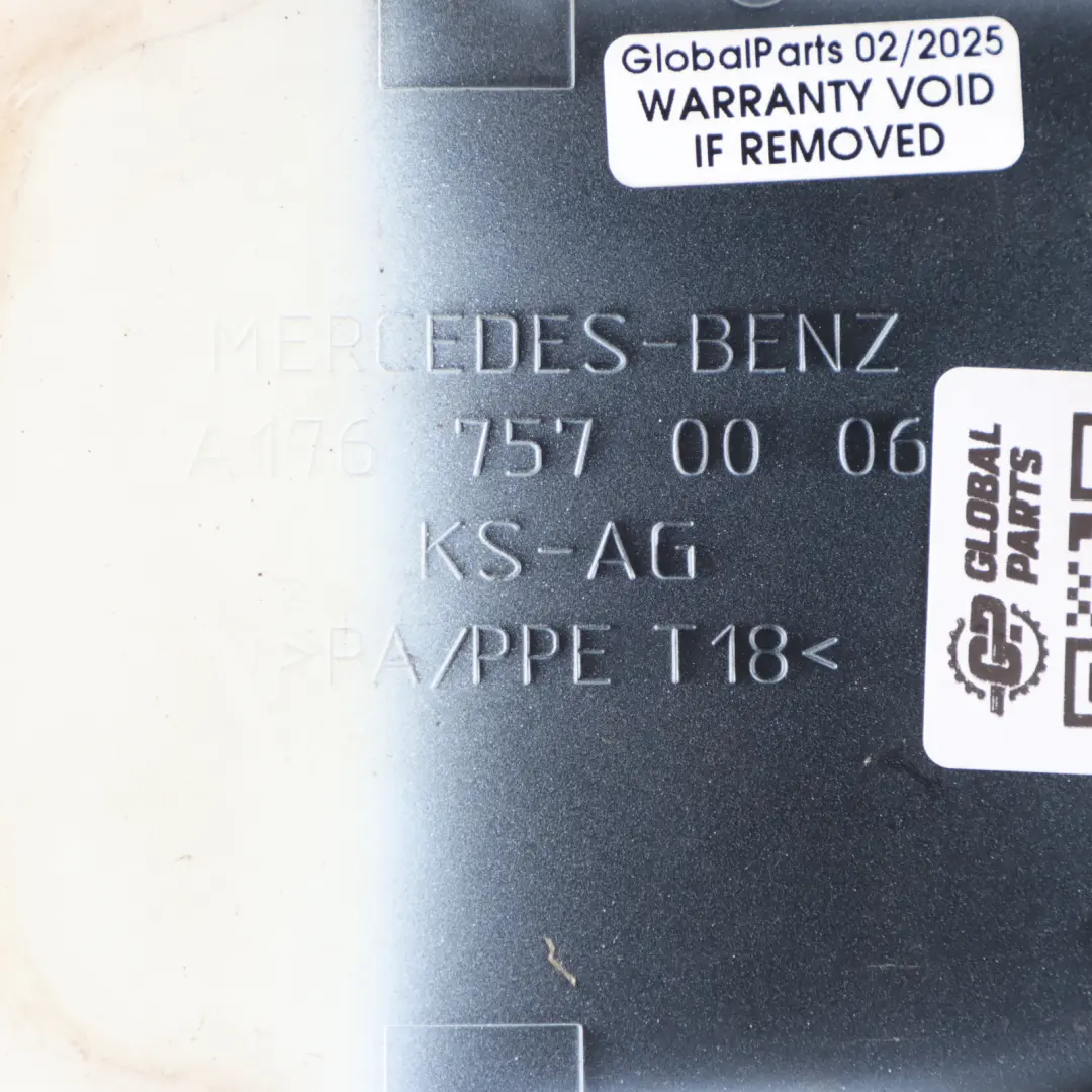 Flap Tank Cap Cover Calcite White - 650 to Mercedes W176 Fuel with Part number A1767570006 Mercedes W176 Fuel Flap Tank Cap Cover Calcite White - 650 - SKU A1767570006-CW - Part number A1767570006