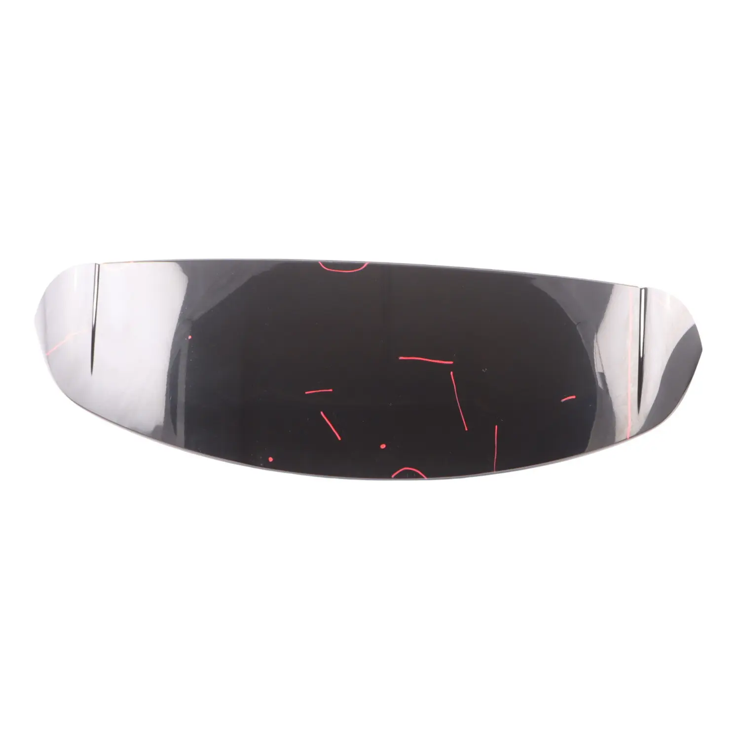 Mercedes W176 Boot Tailgate Trunk Spoiler Panel Kosmos Black Metallic - 191