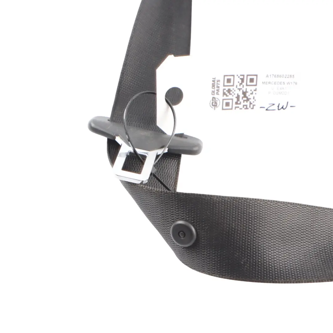 Seat Belt Mercedes W176 C117 Front Right O/S Safety Seatbelt Black - SKU A1768602285 - Part number A1768602285