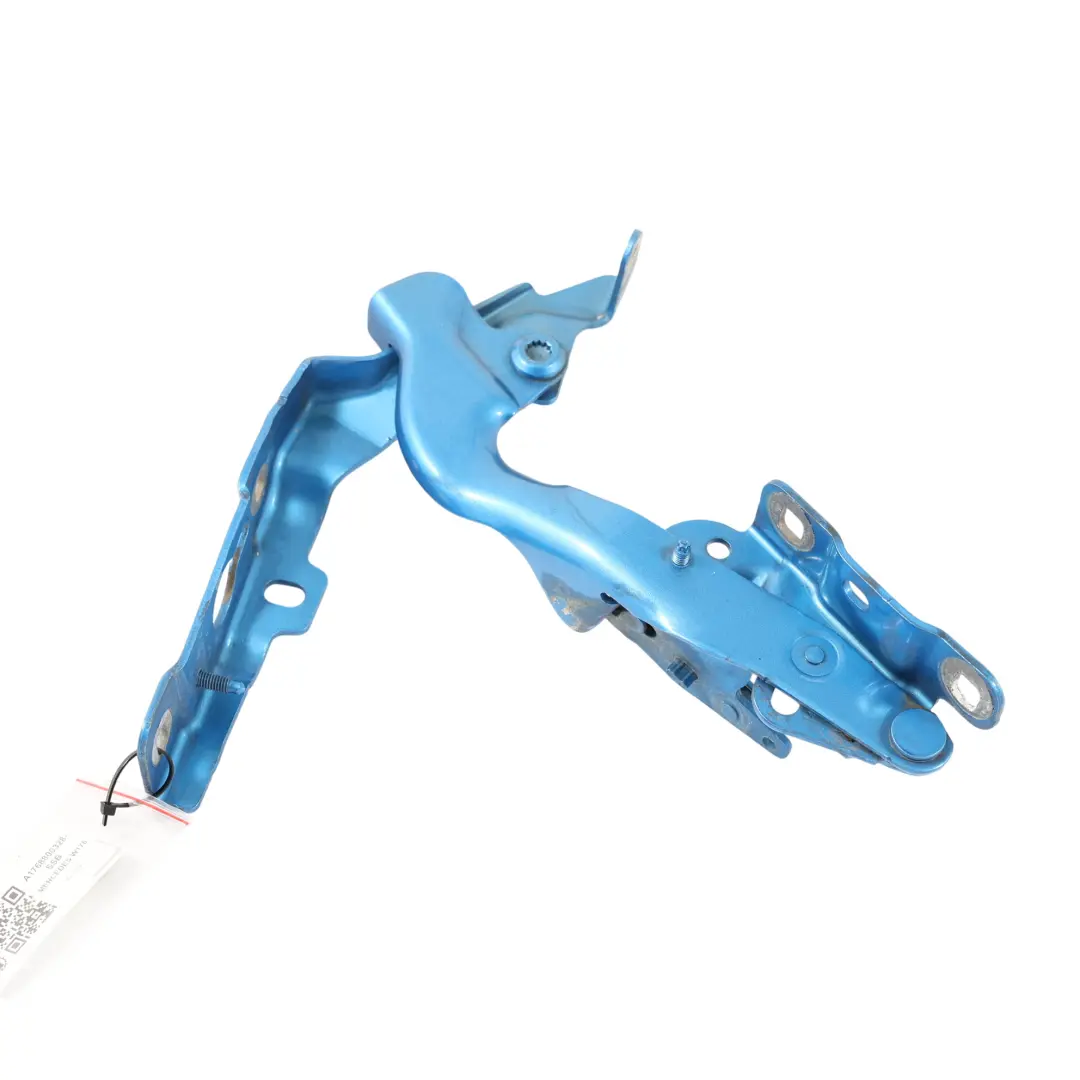 Front Hood Bonnet Hinge Left N/S South Seas Blue 162 to Mercedes W176 with Part number A1768800328 Mercedes W176 Front Hood Bonnet Hinge Left N/S South Seas Blue 162 - SKU A1768800328-SSB - Part number A1768800328