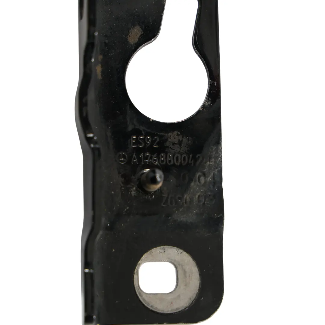 Front Hood Bonnet Hinge Right O/S Cosmic Black - 191 to Mercedes W176 with Part number A1768800428 Mercedes W176 Front Hood Bonnet Hinge Right O/S Cosmic Black - 191 - SKU A1768800428-COS - Part number A1768800428