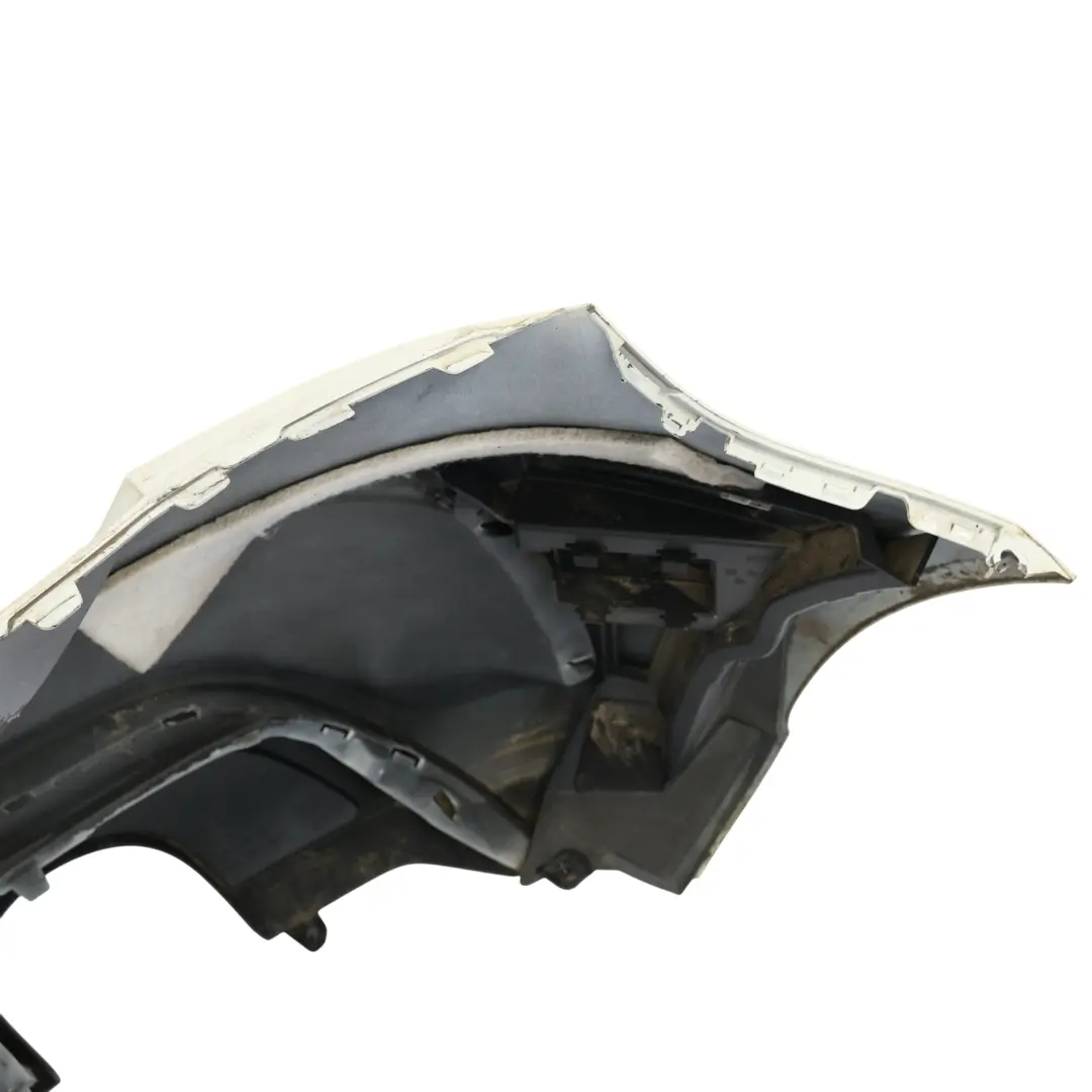 Bumper Rear Trim Panel AMG Calcite White - 650 to Mercedes W176 with Part number A1768805740 Mercedes W176 Bumper Rear Trim Panel AMG Calcite White - 650 - SKU A1768805740-CW - Part number A1768805740