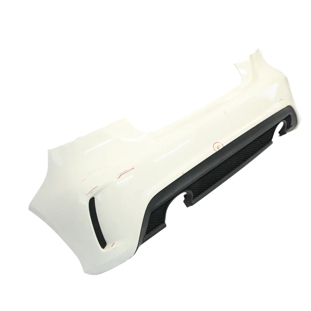 Mercedes W176 Zderzak Tylny AMG Calcite White Biały - 650 - SKU A1768805740-CW - Numer Części A1768805740
