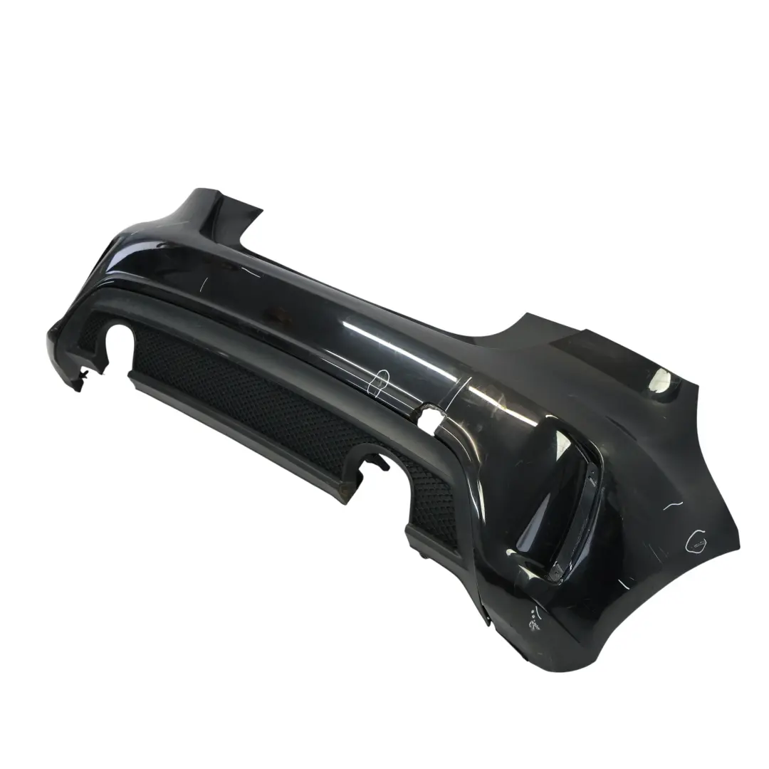 Mercedes W176 Bumper Rear Trim Panel AMG Kosmos Black Metallic - 191 - SKU A1768805740-KB1 - Part number A1768805740