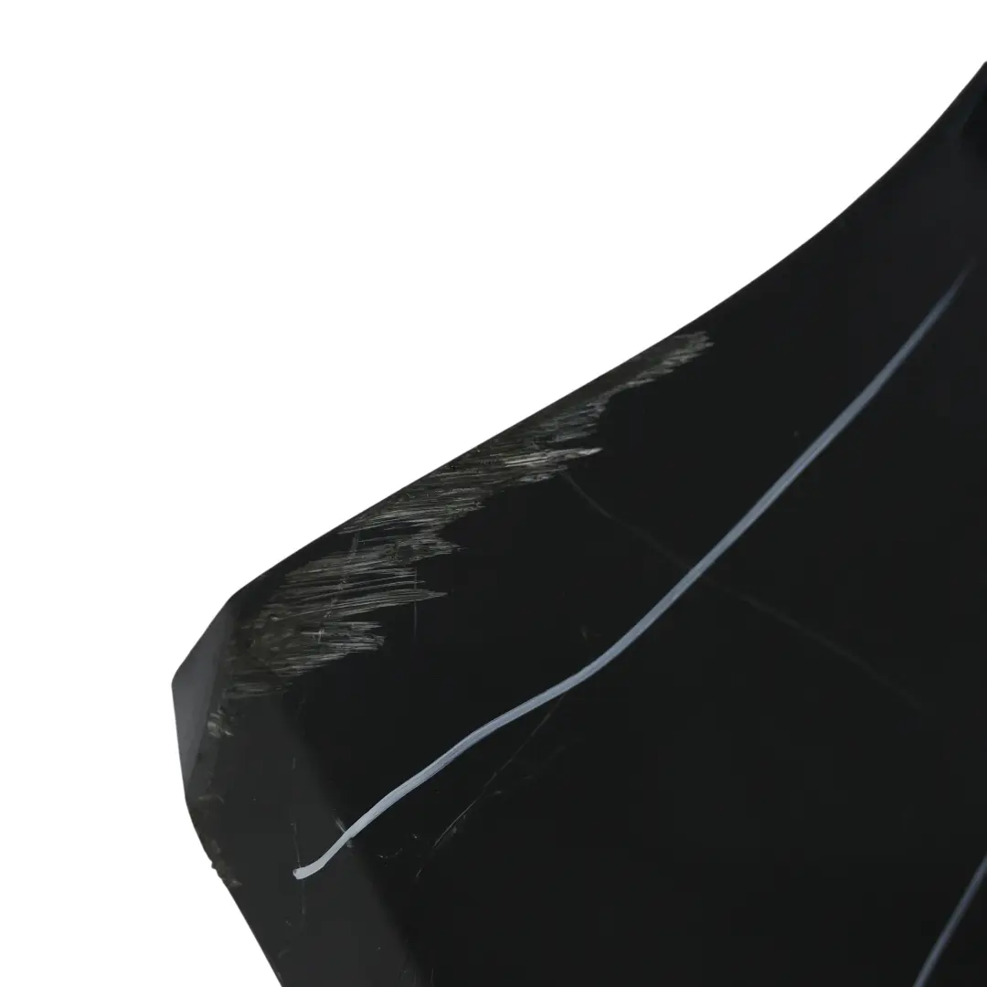 Bumper Rear Trim Panel AMG Kosmos Black Metallic - 191 to Mercedes W176 with Part number A1768805740 Mercedes W176 Bumper Rear Trim Panel AMG Kosmos Black Metallic - 191 - SKU A1768805740-KB1 - Part number A1768805740