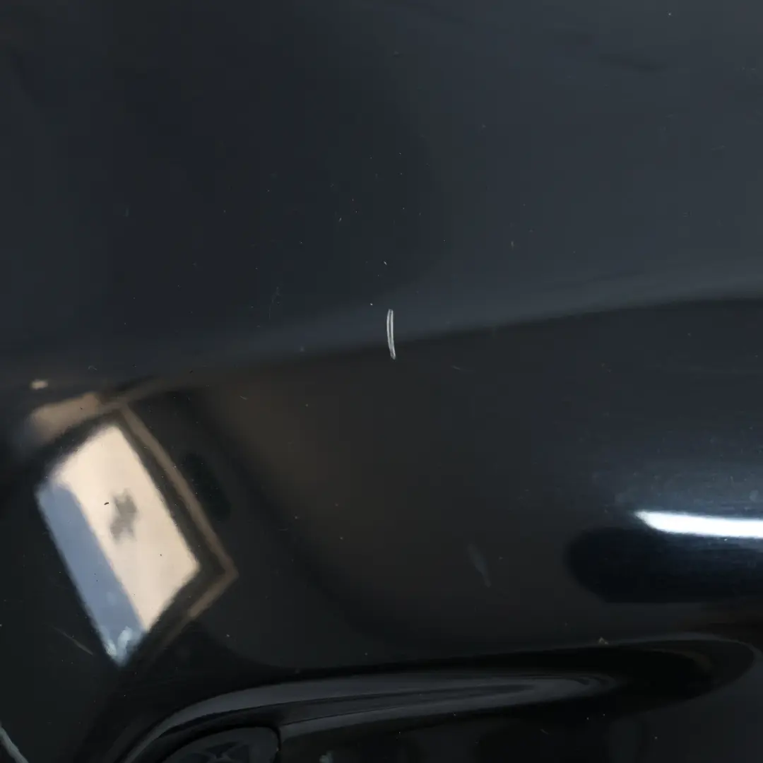 Bumper Rear Trim Panel AMG Kosmos Cosmic Black Metallic - 191 to Mercedes W176 with Part number A1768805840 Mercedes W176 Bumper Rear Trim Panel AMG Kosmos Cosmic Black Metallic - 191 - SKU A1768805840-KB - Part number A1768805840