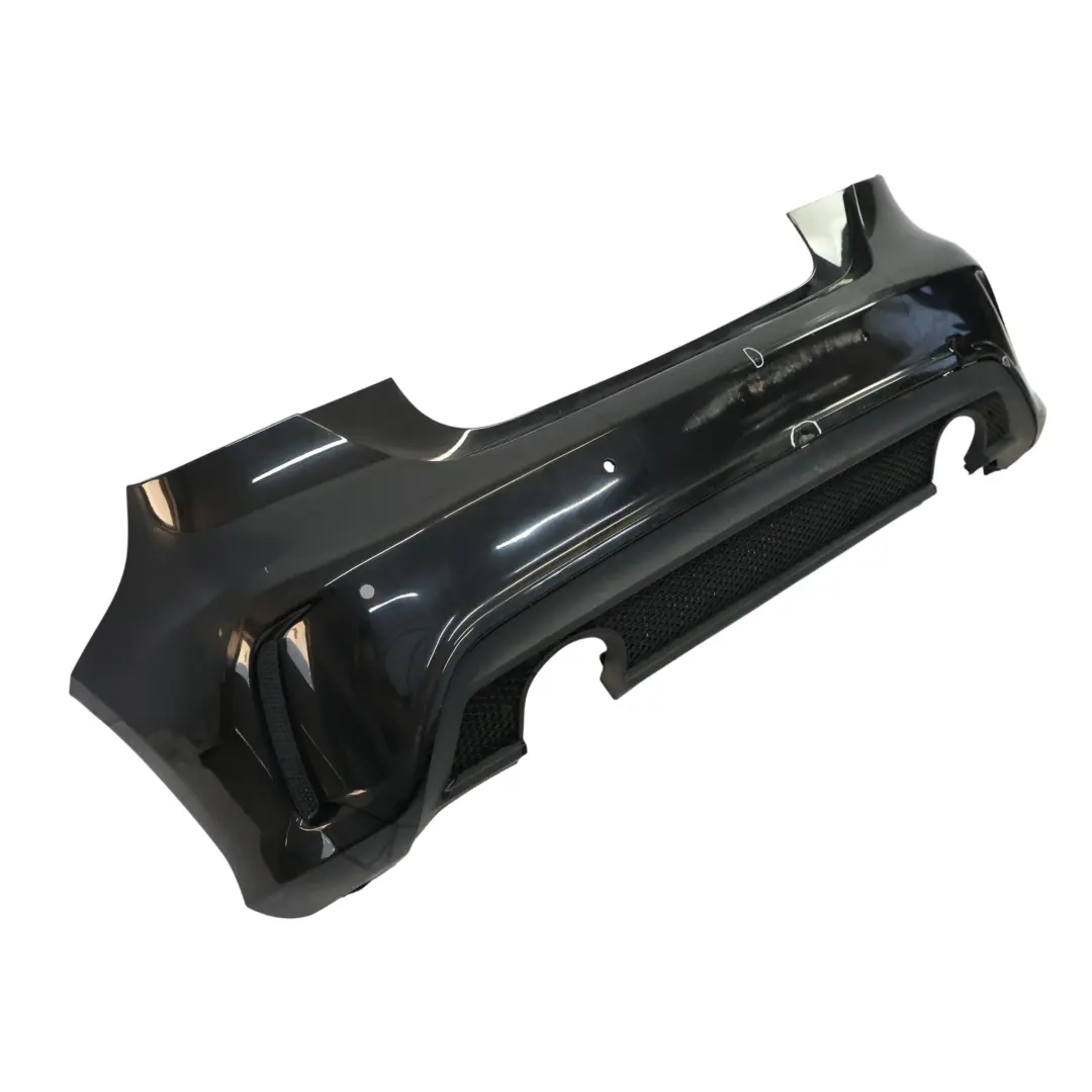 Mercedes W176 Bumper Rear Trim Panel AMG Kosmos Cosmic Black Metallic - 191 - SKU A1768805840-KB - Part number A1768805840