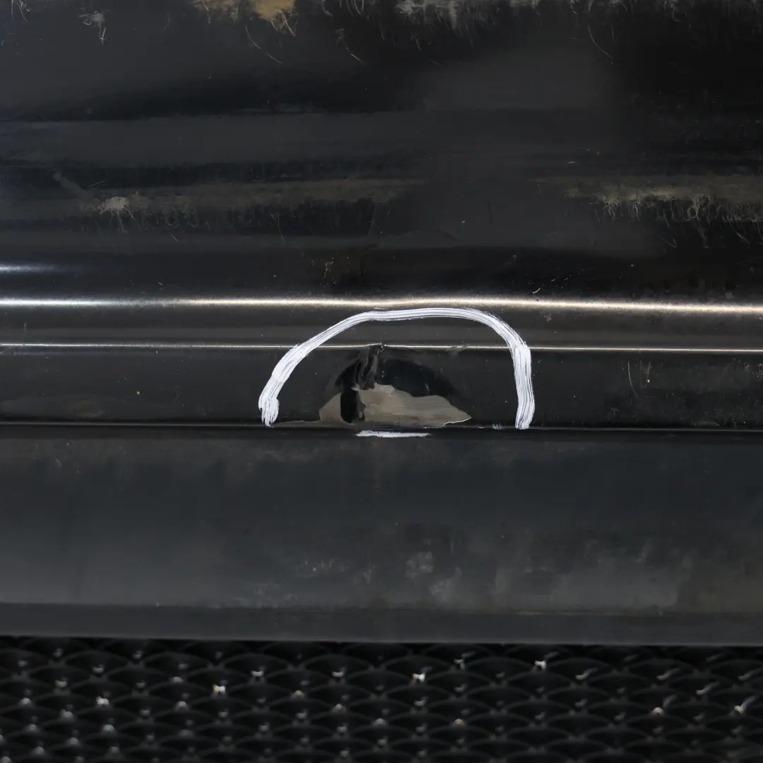 Bumper Rear Trim Panel AMG Kosmos Cosmic Black Metallic - 191 to Mercedes W176 with Part number A1768805840 Mercedes W176 Bumper Rear Trim Panel AMG Kosmos Cosmic Black Metallic - 191 - SKU A1768805840-KB - Part number A1768805840